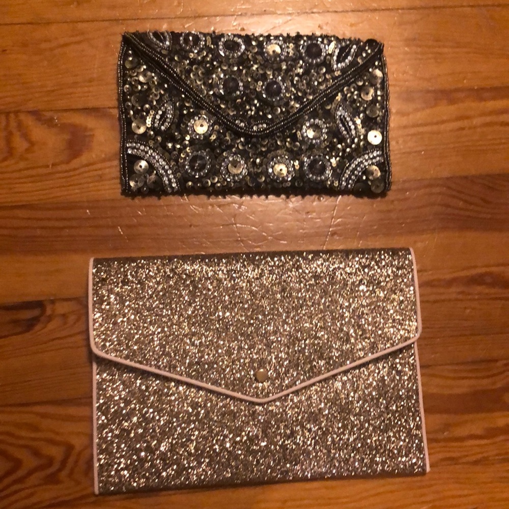 Two clutch bags